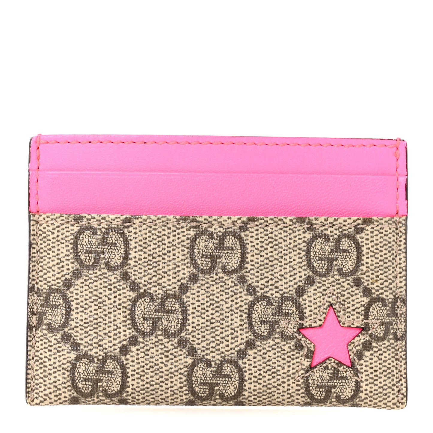 GG Supreme Stars Card Holder Pink