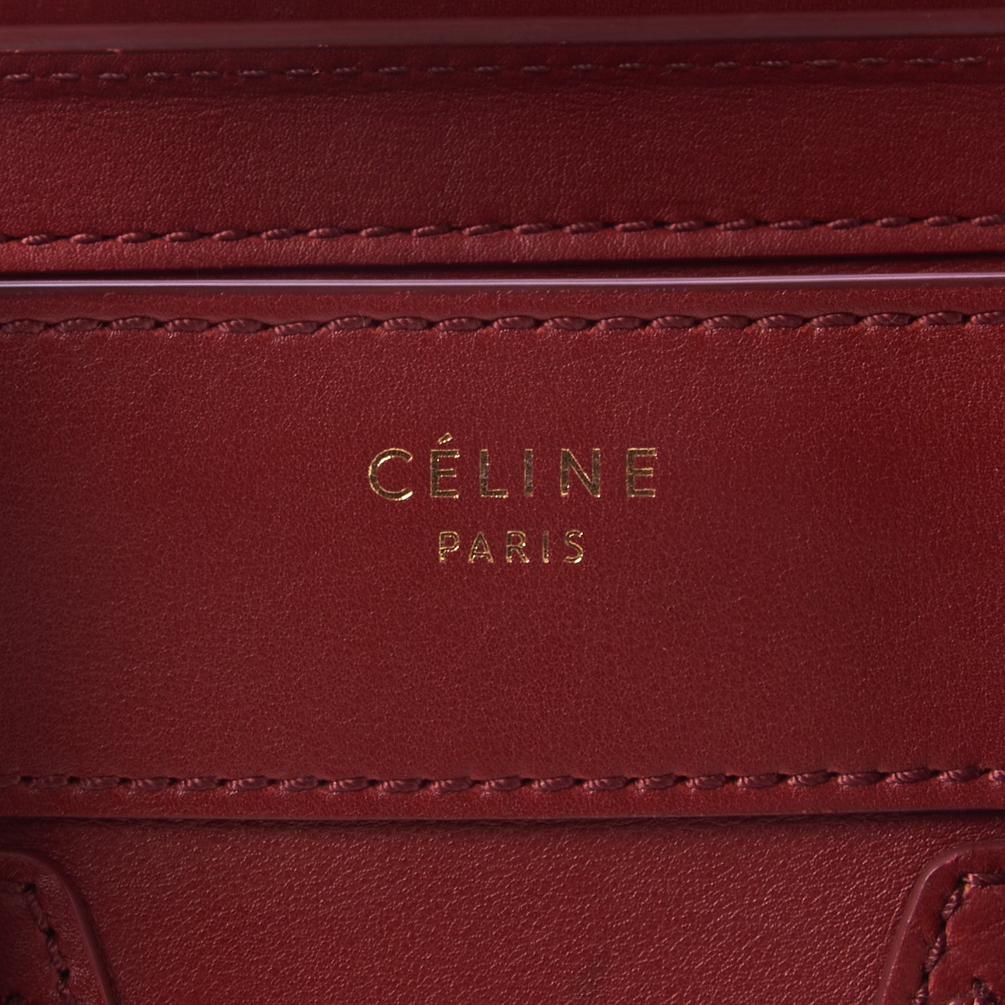 Smooth Calfskin Micro Luggage Red