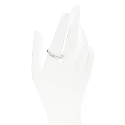 Cartier Platinum 3mm C De Cartier Wedding Band Ring 58 8.5 2 of 4
