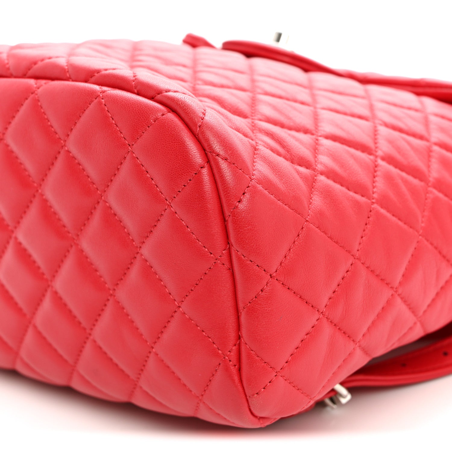 Chanel Lambskin Quilted Small Urban Spirit Backpack Red 10 of 10