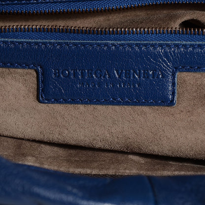 Bottega Veneta Shiny Goatskin Intrecciato Karung Large Veneta Hobo Cobalt 6 of 9