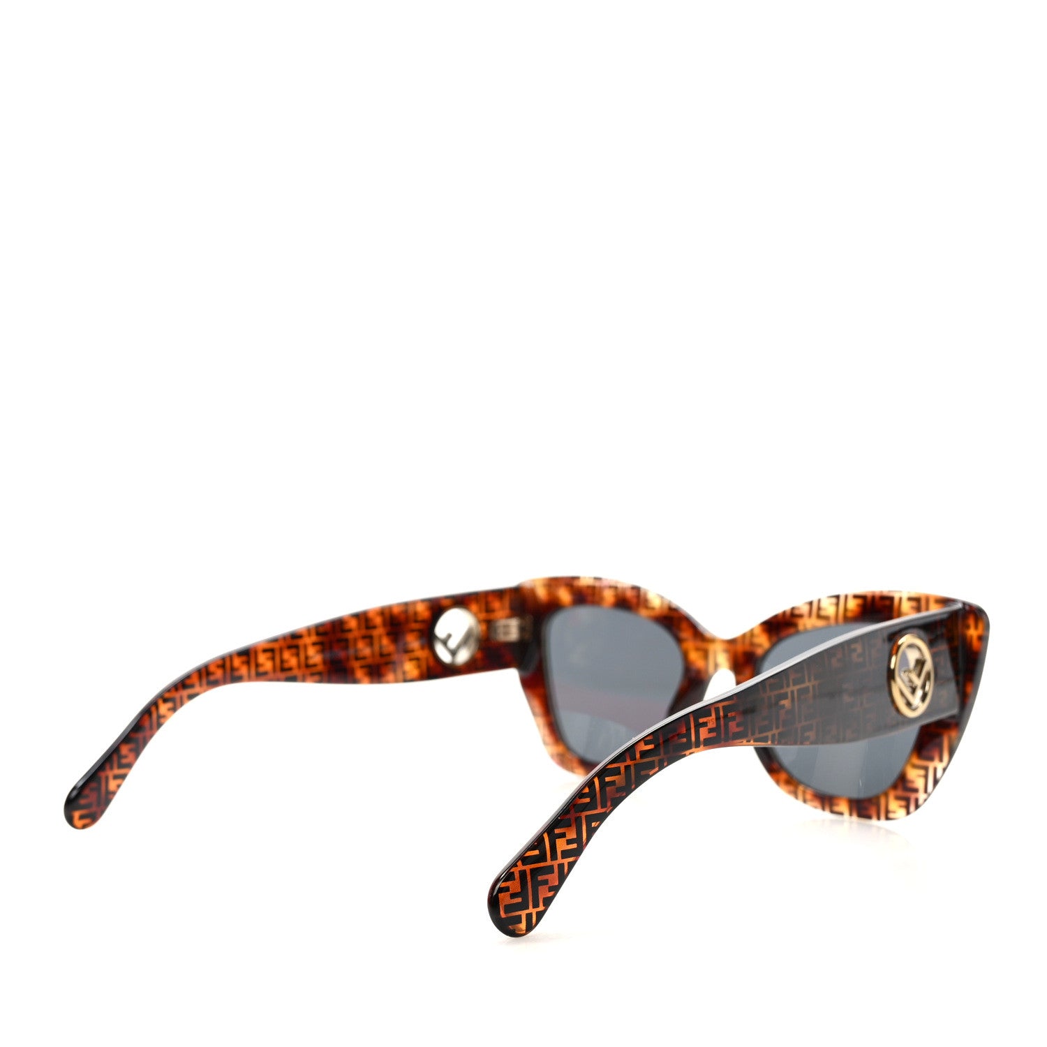 Fendi Acetate F is Fendi FF 51mm Cat Eye Sunglasses 0327/S Tortoise Camouflage 5 of 7