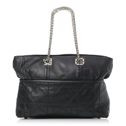 Christian Dior Lambskin Cannage Dior So Dior Tote Black 1 of 10