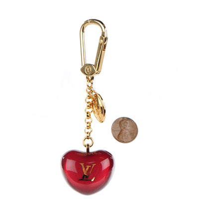 Louis Vuitton Pomme Bag Charm Key Holder Pomme D'Amour 2 of 5