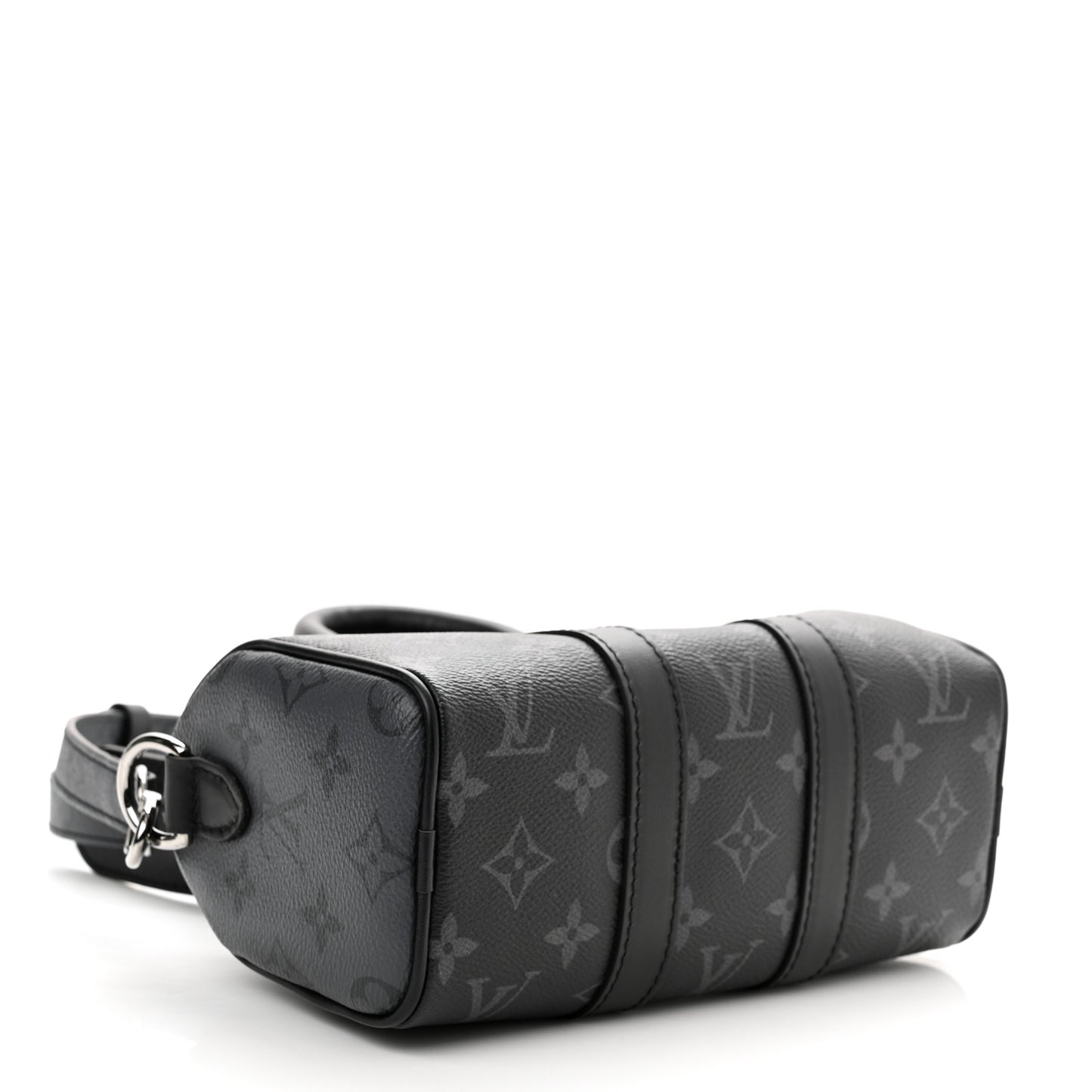 Reverse Monogram Eclipse Keepall XS Black