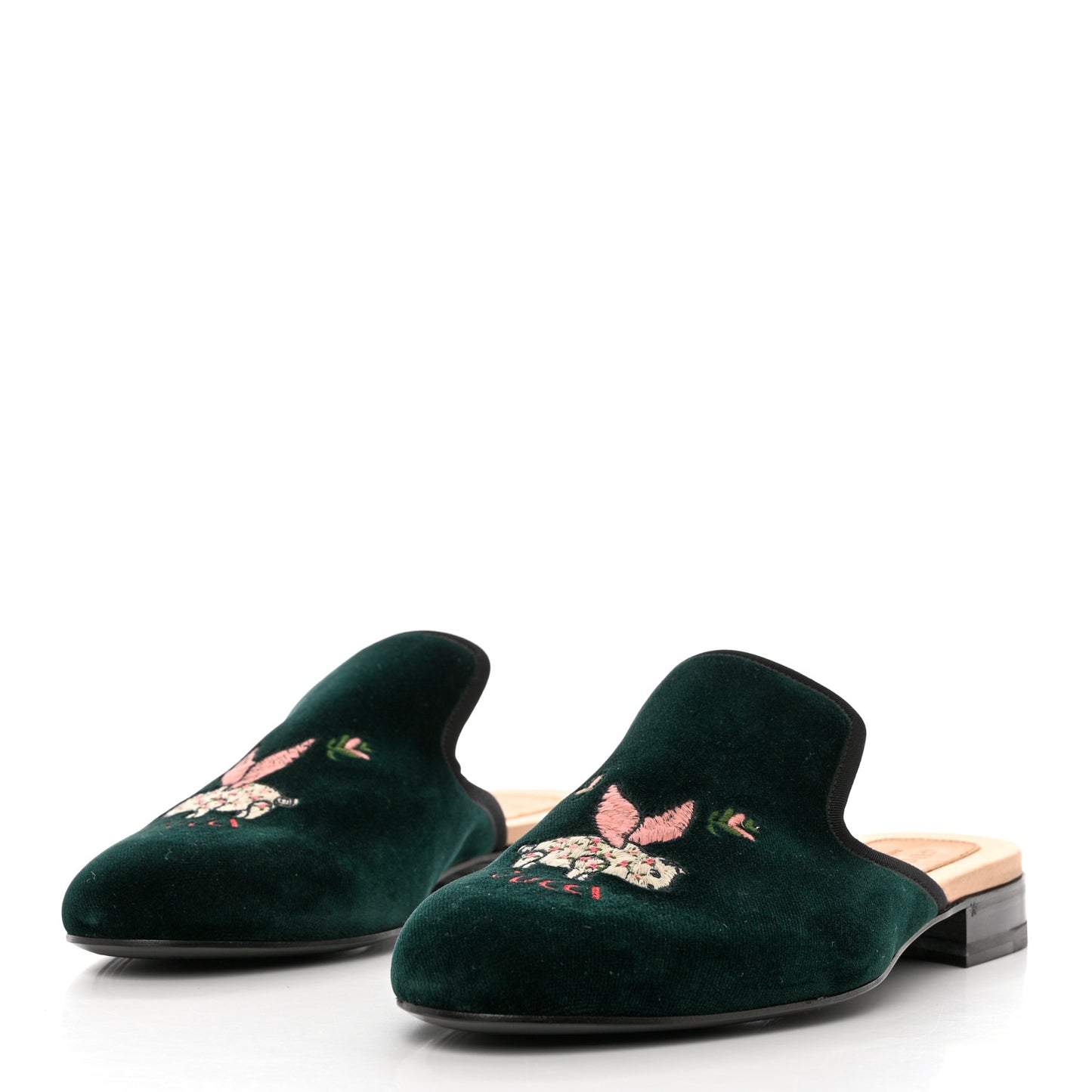 Velvet Mens Mules 8 Verde Black
