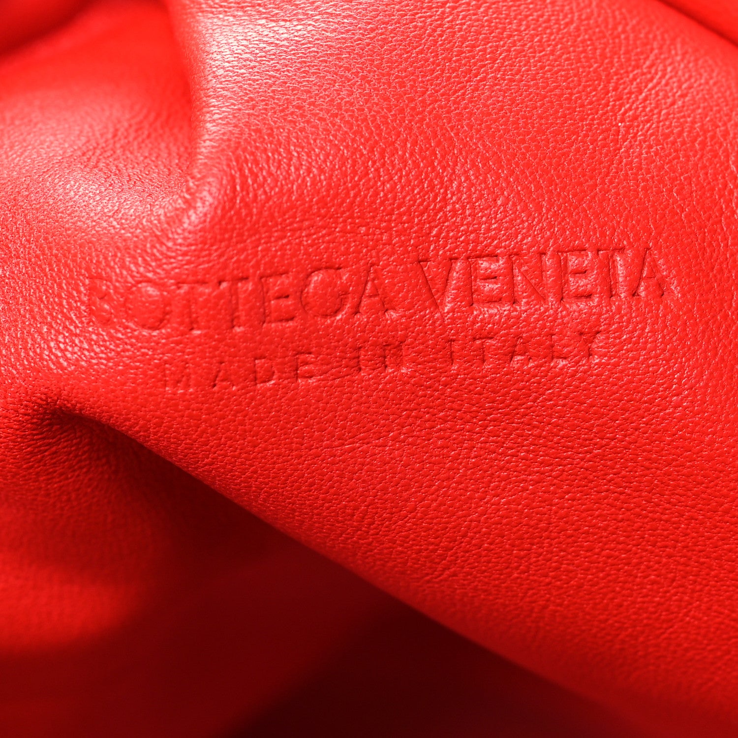 Bottega Veneta Nappa Maxi Intrecciato The Pouch Oversized Clutch Bright Red 6 of 13