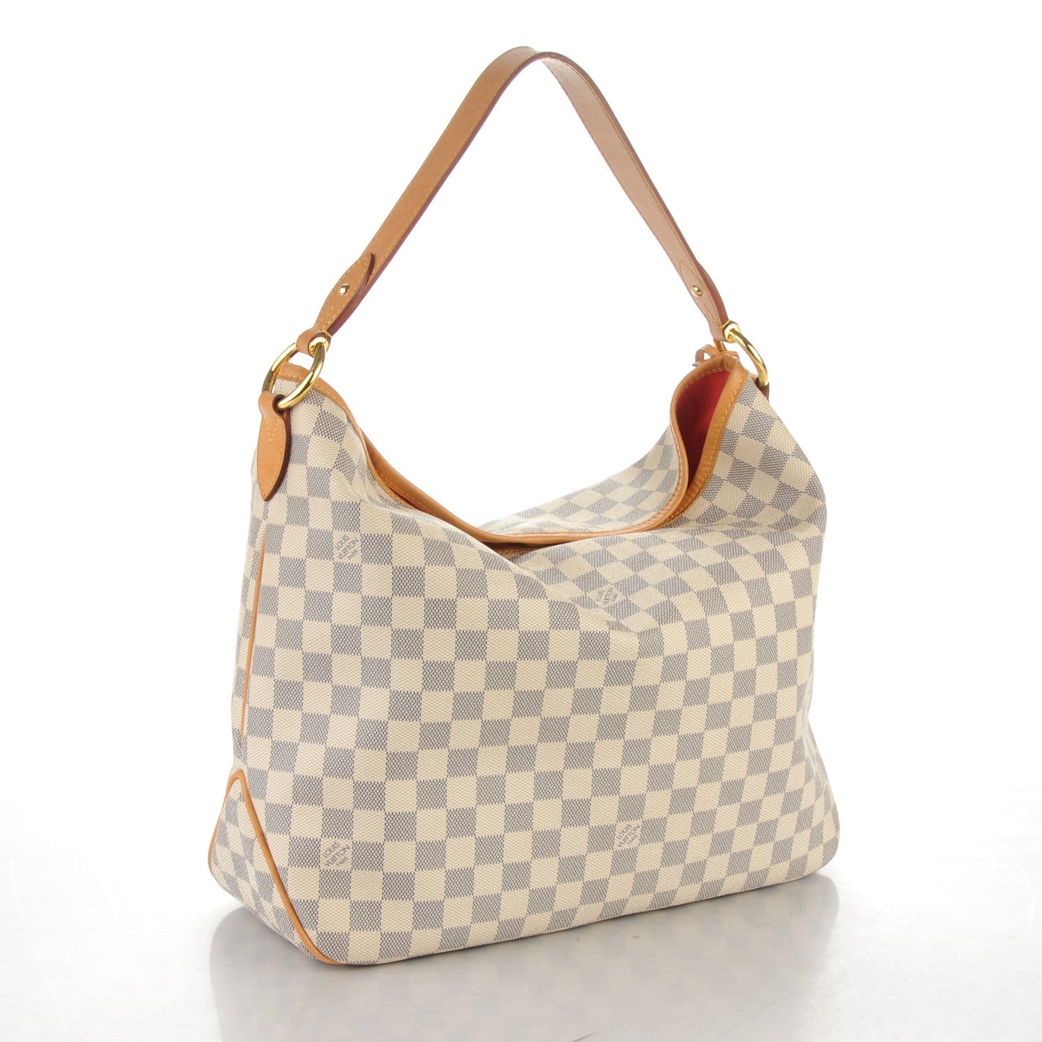 Louis Vuitton Damier Azur Delightful MM Pink 3 of 8