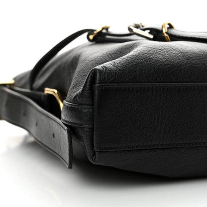 Givenchy Tumbled Calfskin Medium Voyou Bag Black 9 of 10