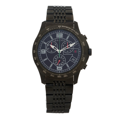 Gucci PVD Stainless Steel 44mm G-Timeless Chronograph Quartz Watch Black 1 of 4