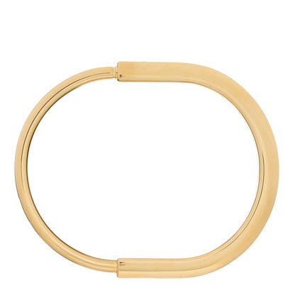 Tiffany 18K Yellow Gold Diamond Tiffany Lock Bangle Bracelet 2 of 7