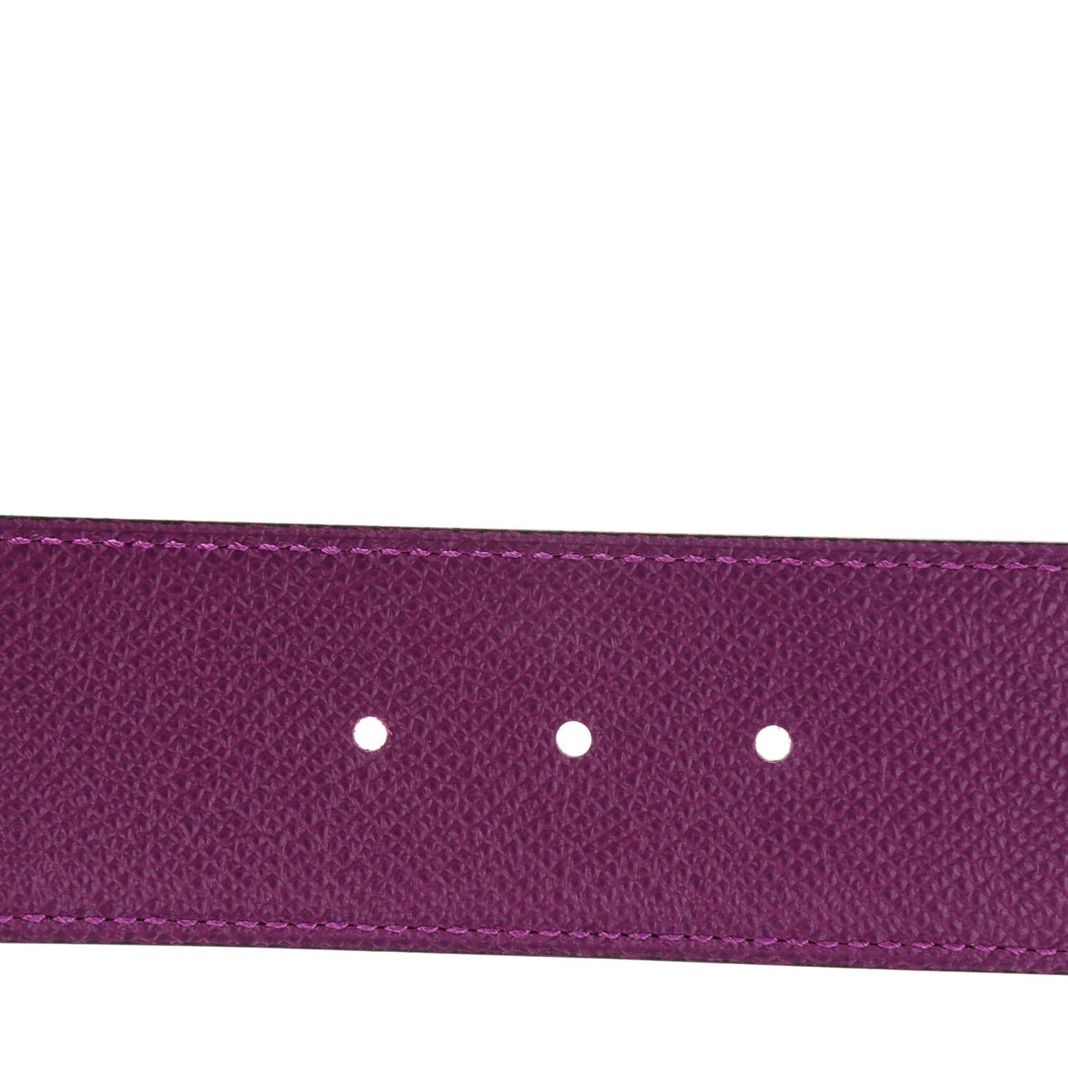 Hermes Epsom Chamonix 42mm Mallions Belt 75 Anemone 4 of 7