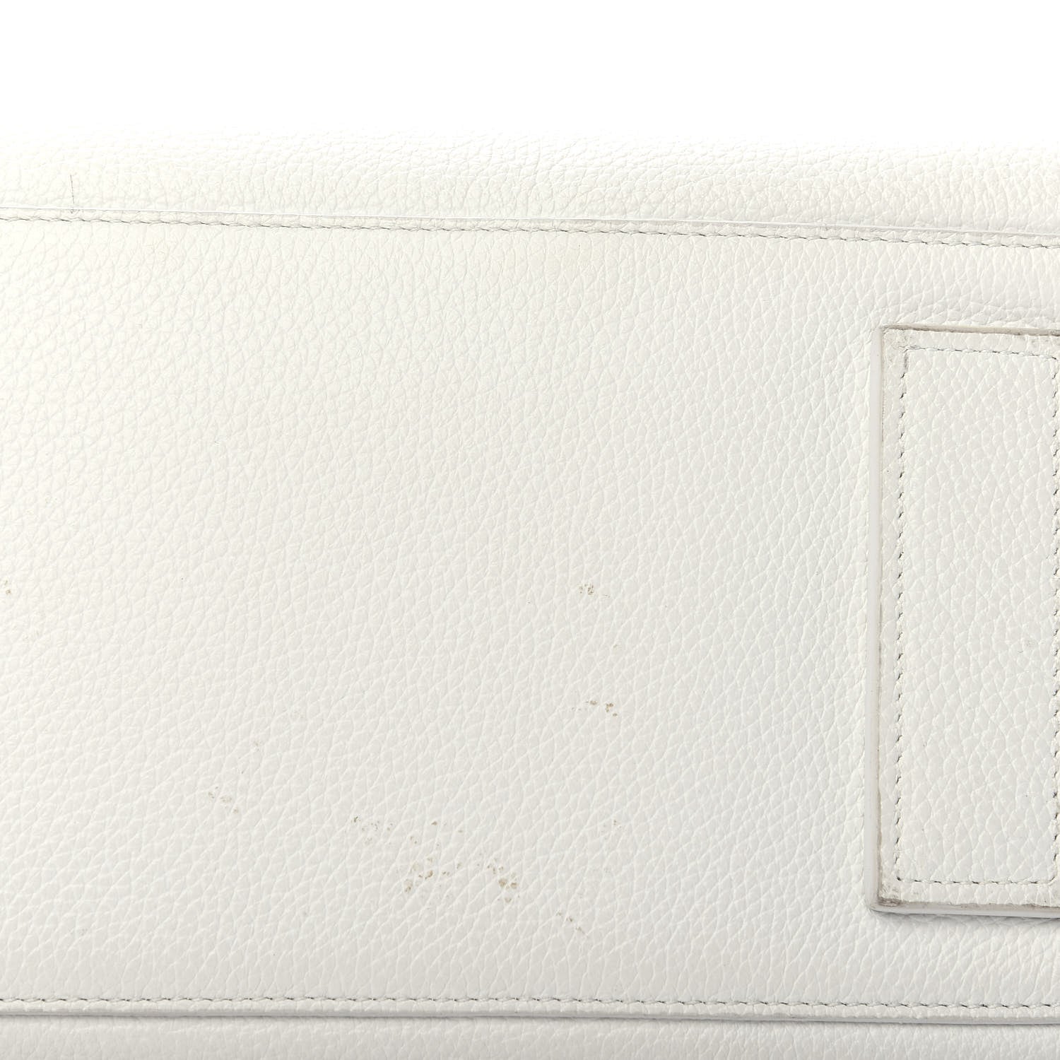 Saint Laurent Grained Calfskin Baby Supple Sac De Jour White 21 of 22