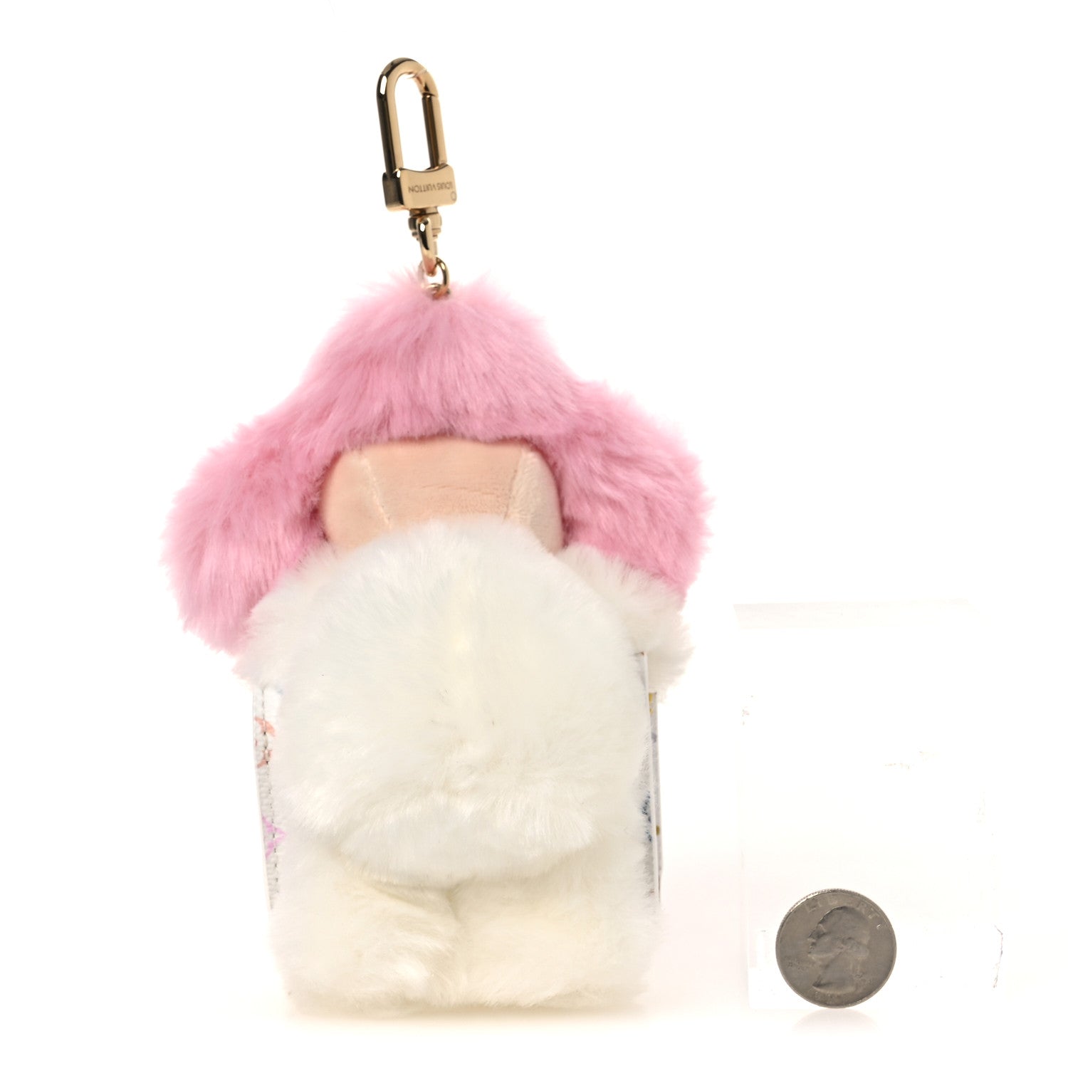 Louis Vuitton LV X TM Monogram Multicolor Vivienne Cuddle Bag Charm White 2 of 5
