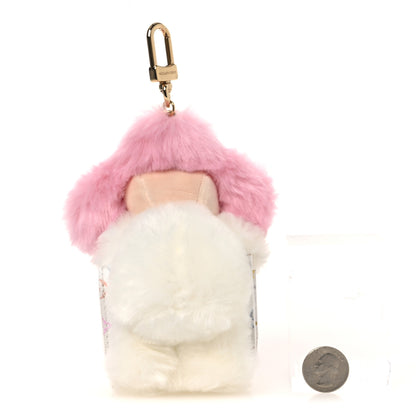 Louis Vuitton LV X TM Monogram Multicolor Vivienne Cuddle Bag Charm White 2 of 5