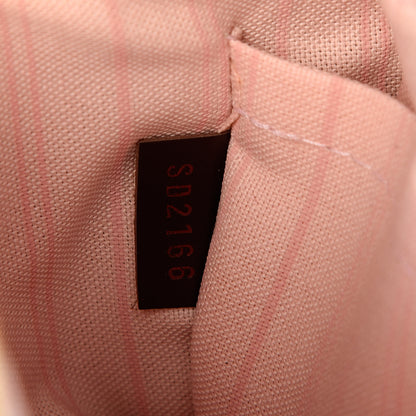Louis Vuitton Damier Ebene Neverfull MM GM Pochette Rose Ballerine 8 of 8