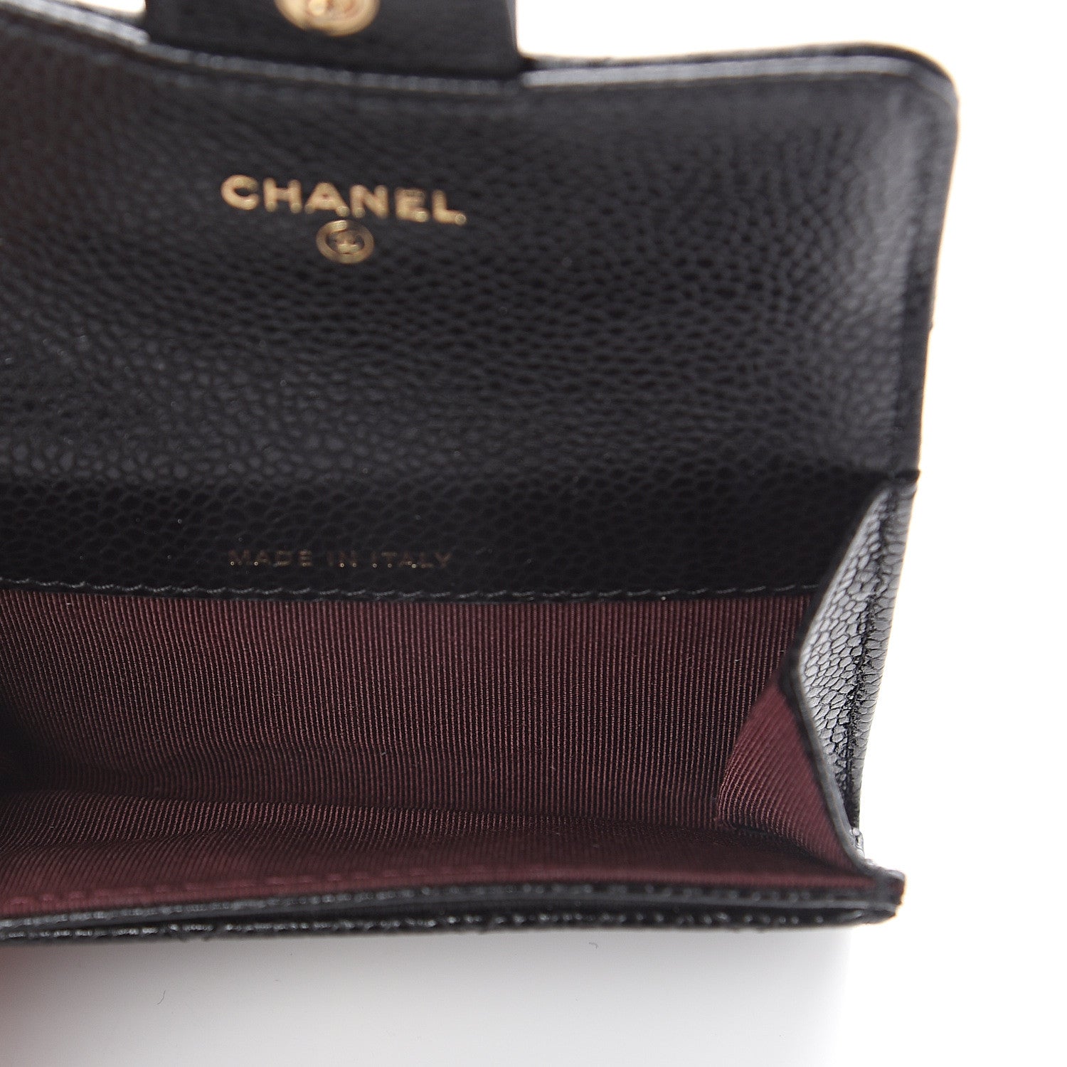Chanel Caviar Quilted Flap Card Holder Black 4 of 7