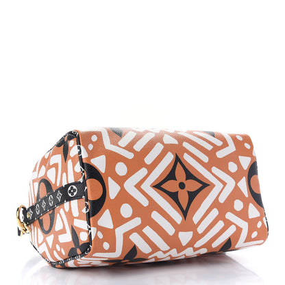Louis Vuitton Monogram Giant Crafty Speedy Bandouliere 25 Creme Caramel 4 of 8