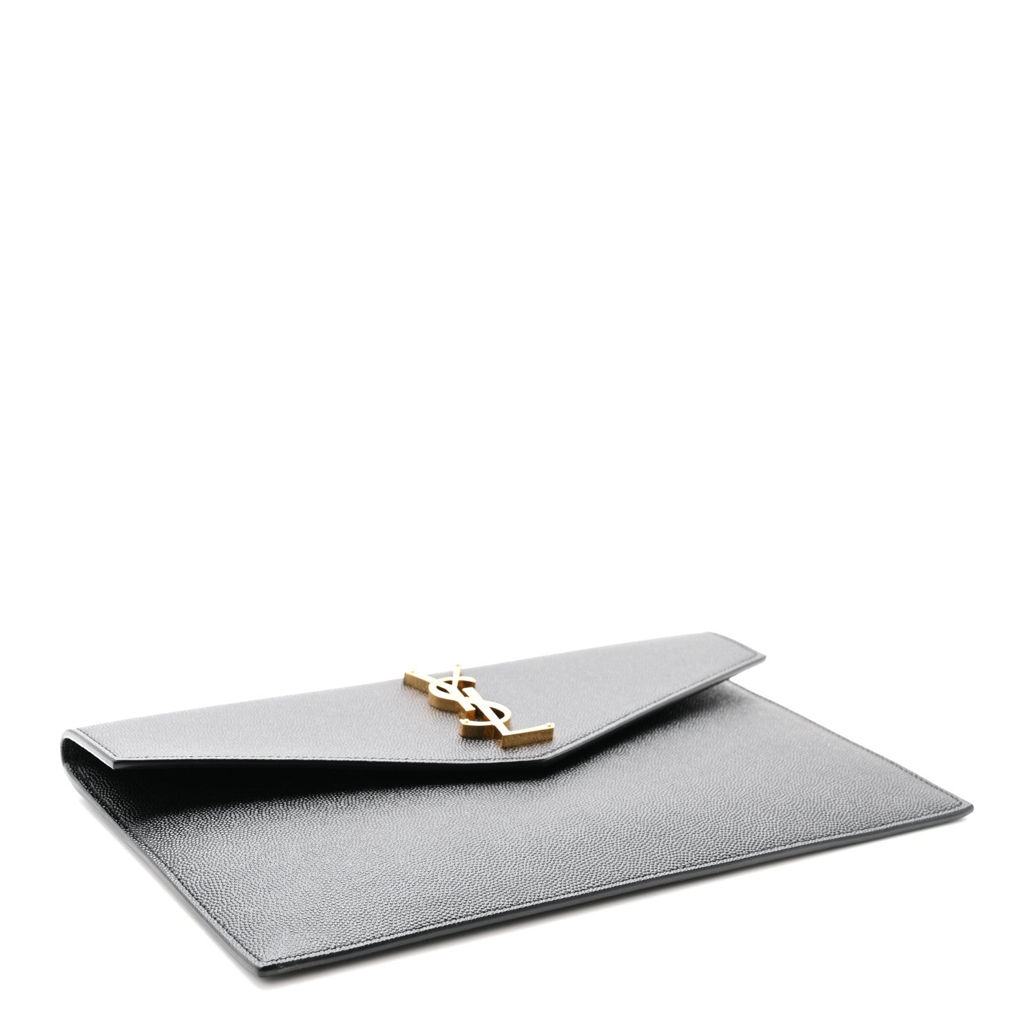 Saint Laurent Grain De Poudre Uptown Pouch Black 4 of 7