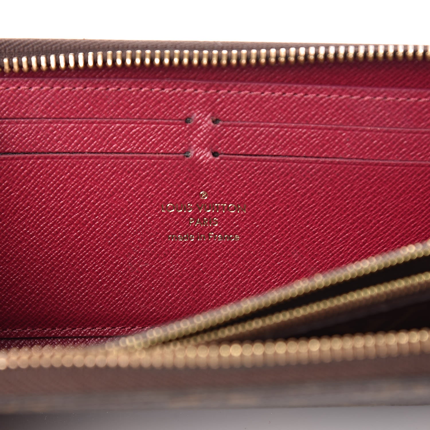 Louis Vuitton Monogram Clemence Wallet Fuchsia 6 of 9