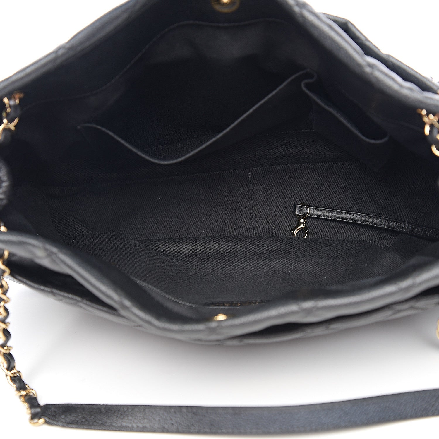 Chanel Caviar Quilted Timeless CC Soft Tote Black 4 of 9