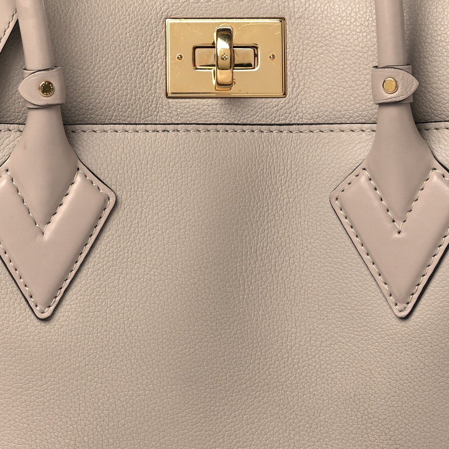 Calfskin Monogram On My Side Greige