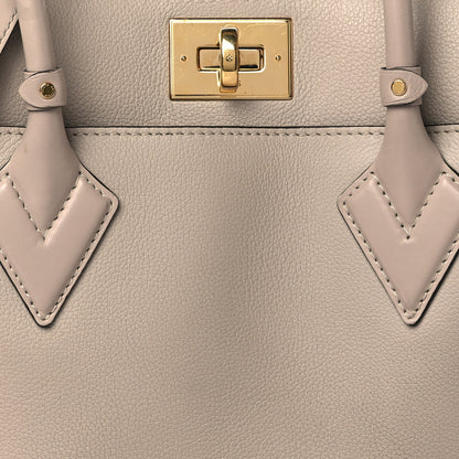Louis Vuitton Calfskin Monogram On My Side Greige 7 of 9