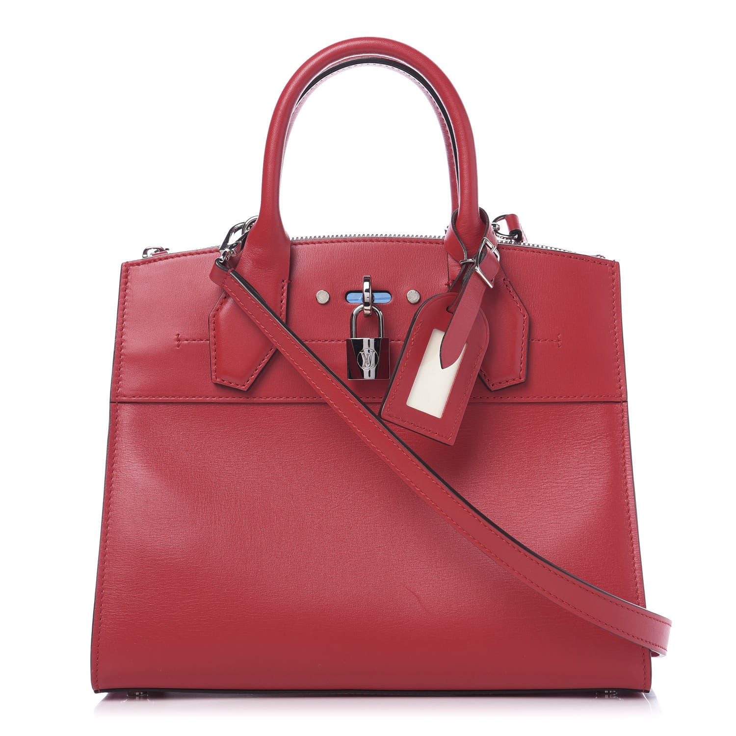 Louis Vuitton Taurillon City Steamer PM Rubis 1 of 9