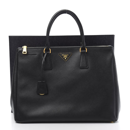 Prada Saffiano Large Galleria Double Zip Tote Black 12 of 12