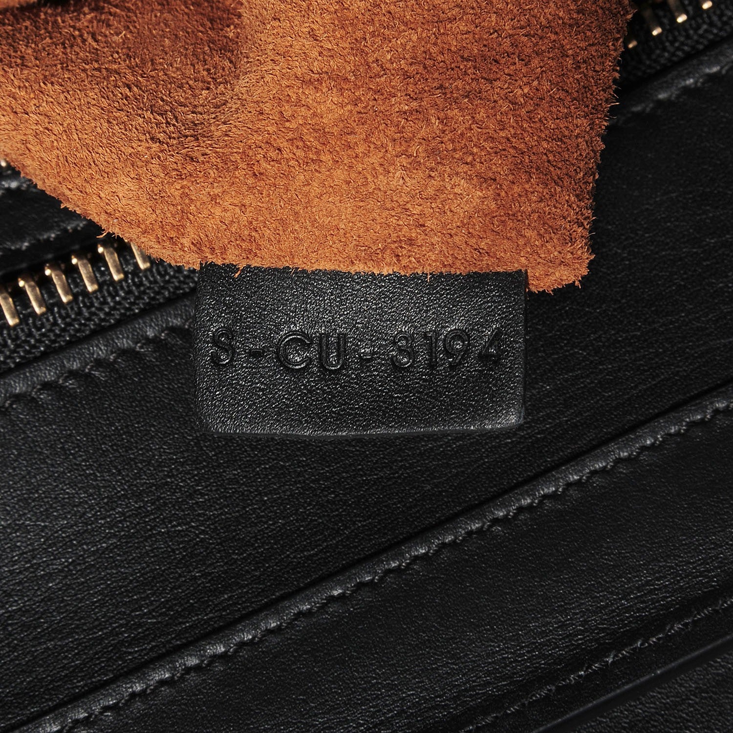 Celine Drummed Calfskin Micro Tri-Color Luggage Indigo 8 of 8