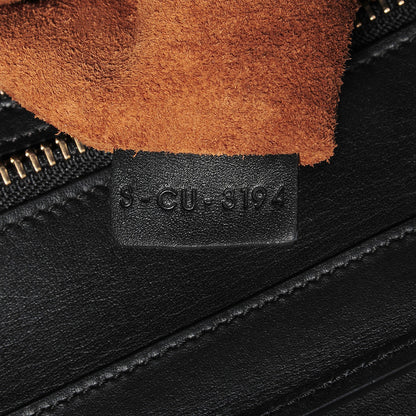 Celine Drummed Calfskin Micro Tri-Color Luggage Indigo 8 of 8