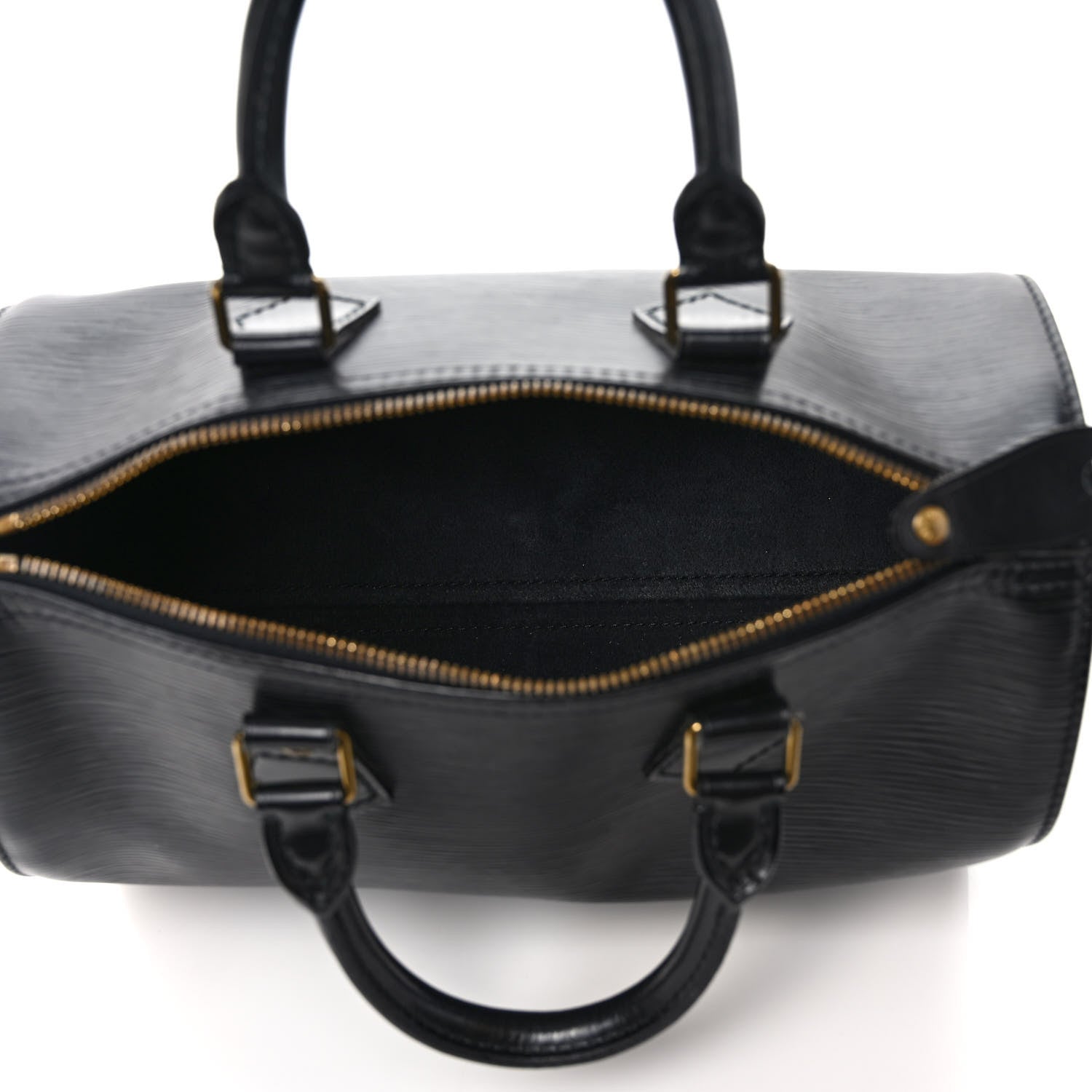 Louis Vuitton Epi Speedy 25 Black 5 of 11