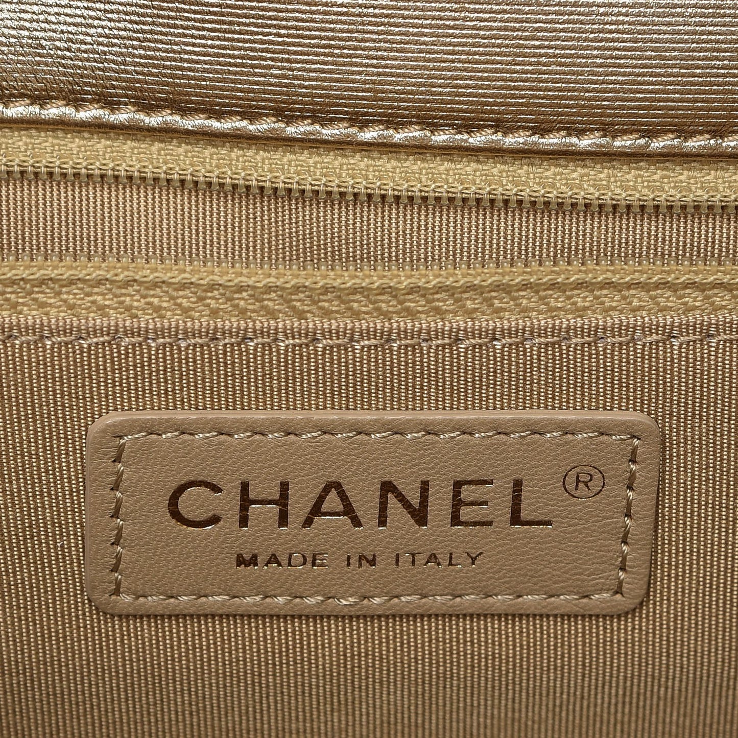 Metallic Sheepskin Thin Striped Small Single Flap Multicolor Gold