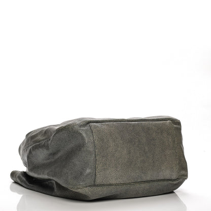 Saint Laurent Stingray Embossed Large Roady Silver 4 of 8