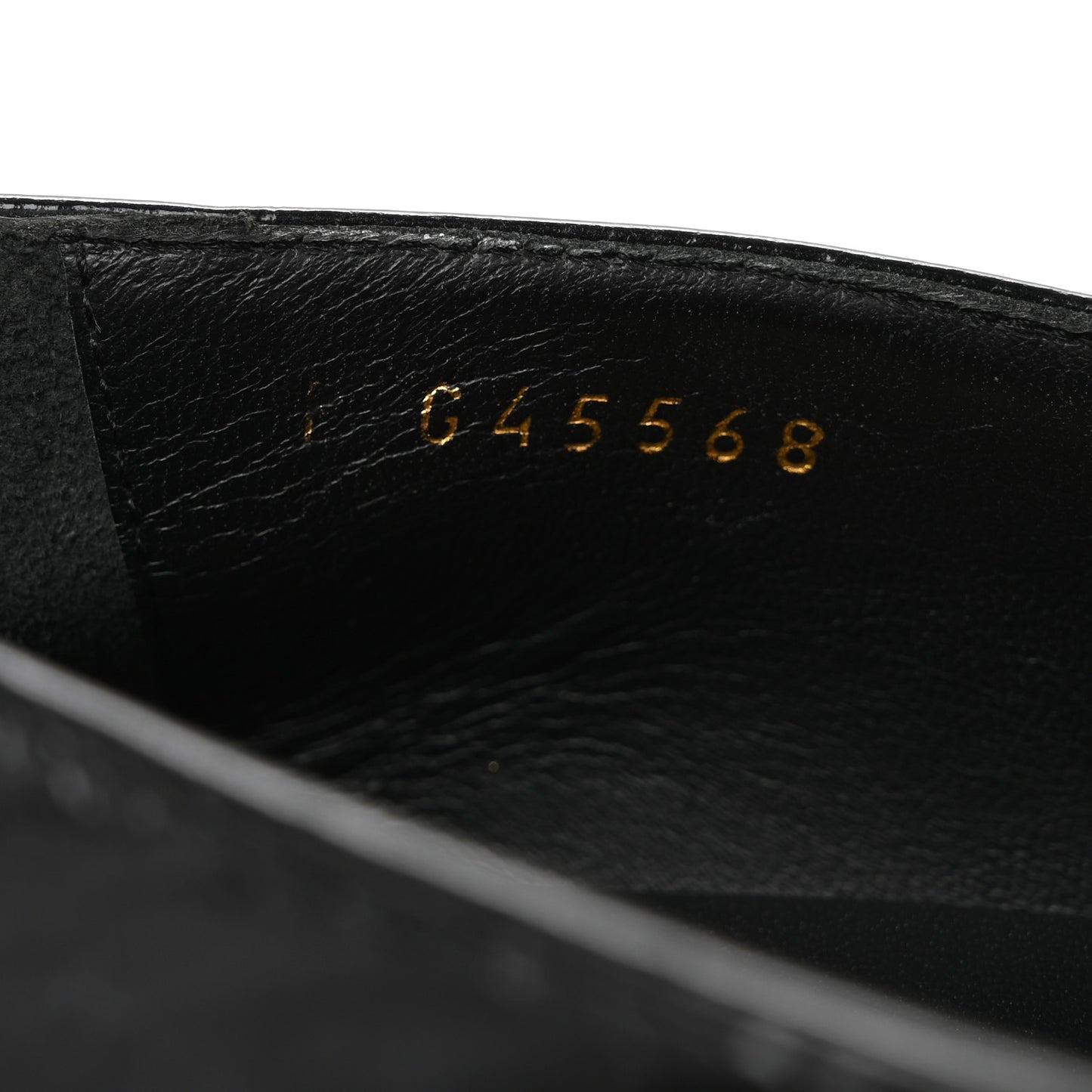Crinkled Calfskin Chain CC Mocassin Loafers 40 Black