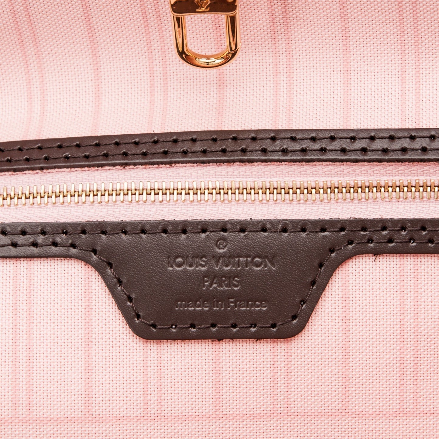 Damier Ebene Neo Neverfull MM Rose Ballerine
