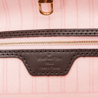 Louis Vuitton Damier Ebene Neo Neverfull MM Rose Ballerine 6 of 6