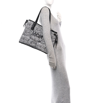 MCM Visetos Medium Liz Reversible Shopper Tote Black 2 of 17