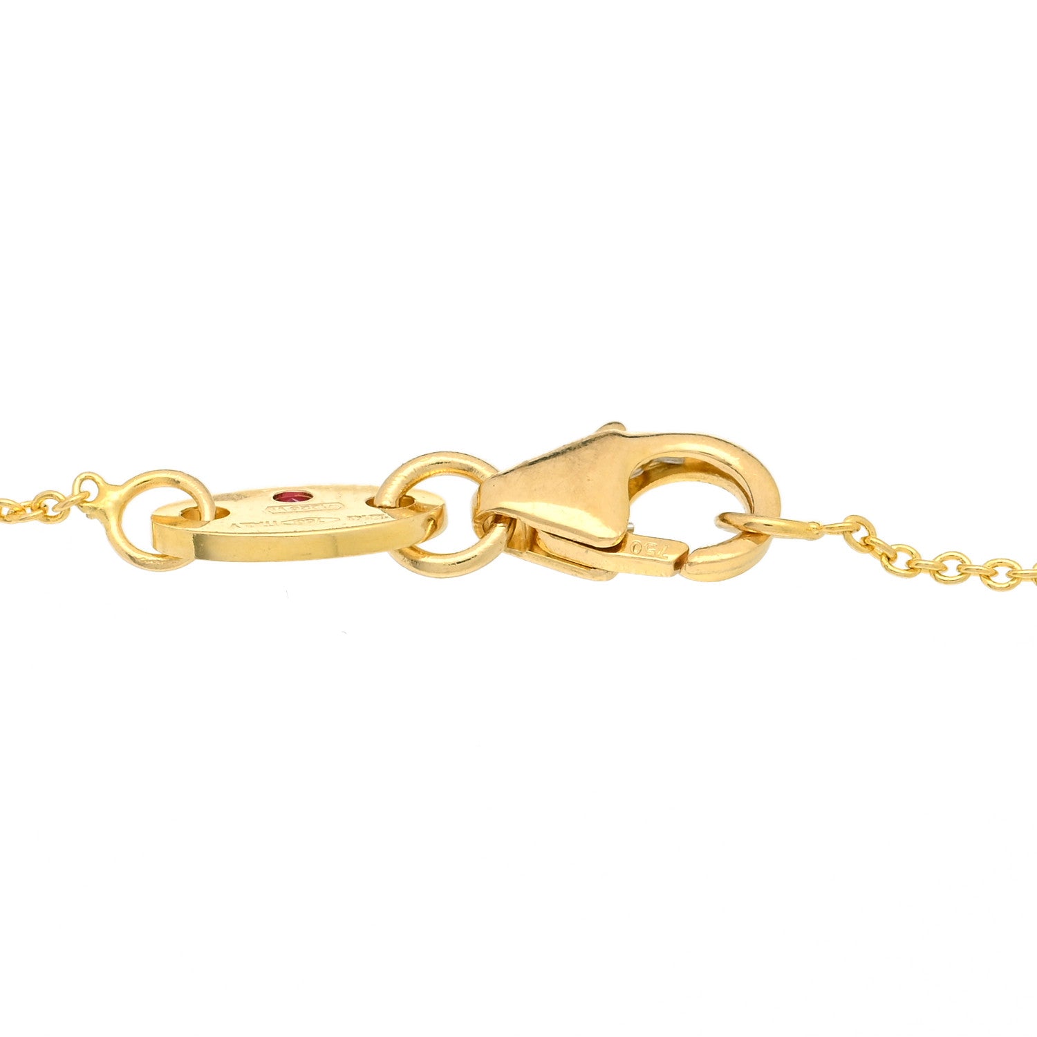 Roberto Coin 18K Yellow Gold Diamond By the Inch Five Station Bracelet 3 of 5