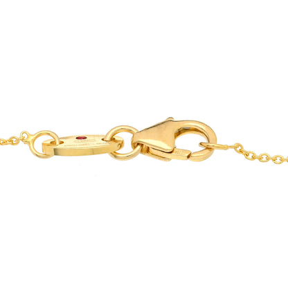 Roberto Coin 18K Yellow Gold Diamond By the Inch Five Station Bracelet 3 of 5