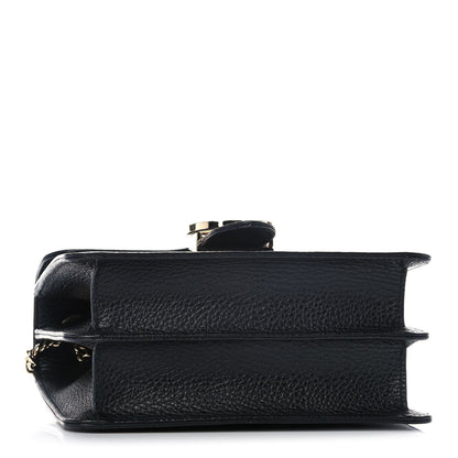 Gucci Dollar Calfskin Small Interlocking G Shoulder Bag Black 4 of 11