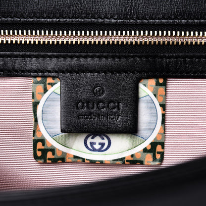Gucci Vitello Palmellato Lux Crystal Medium Rajah Shoulder Bag Black 5 of 10