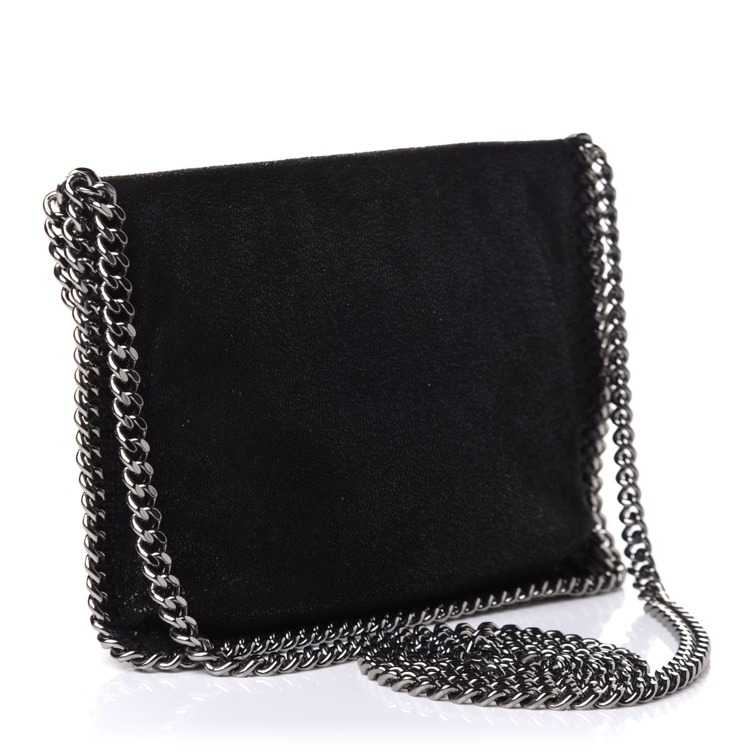 Stella McCartney Shaggy Deer Falabella Mini Crossbody Bag Black 2 of 9