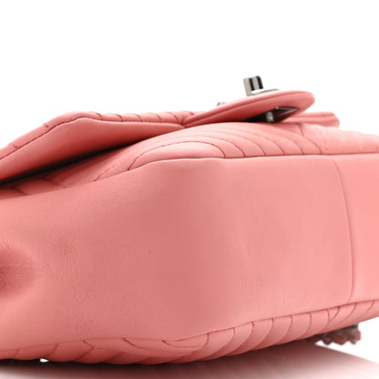 Chanel Lambskin Quilted Small CC Crossing Flap Pink 9 of 10