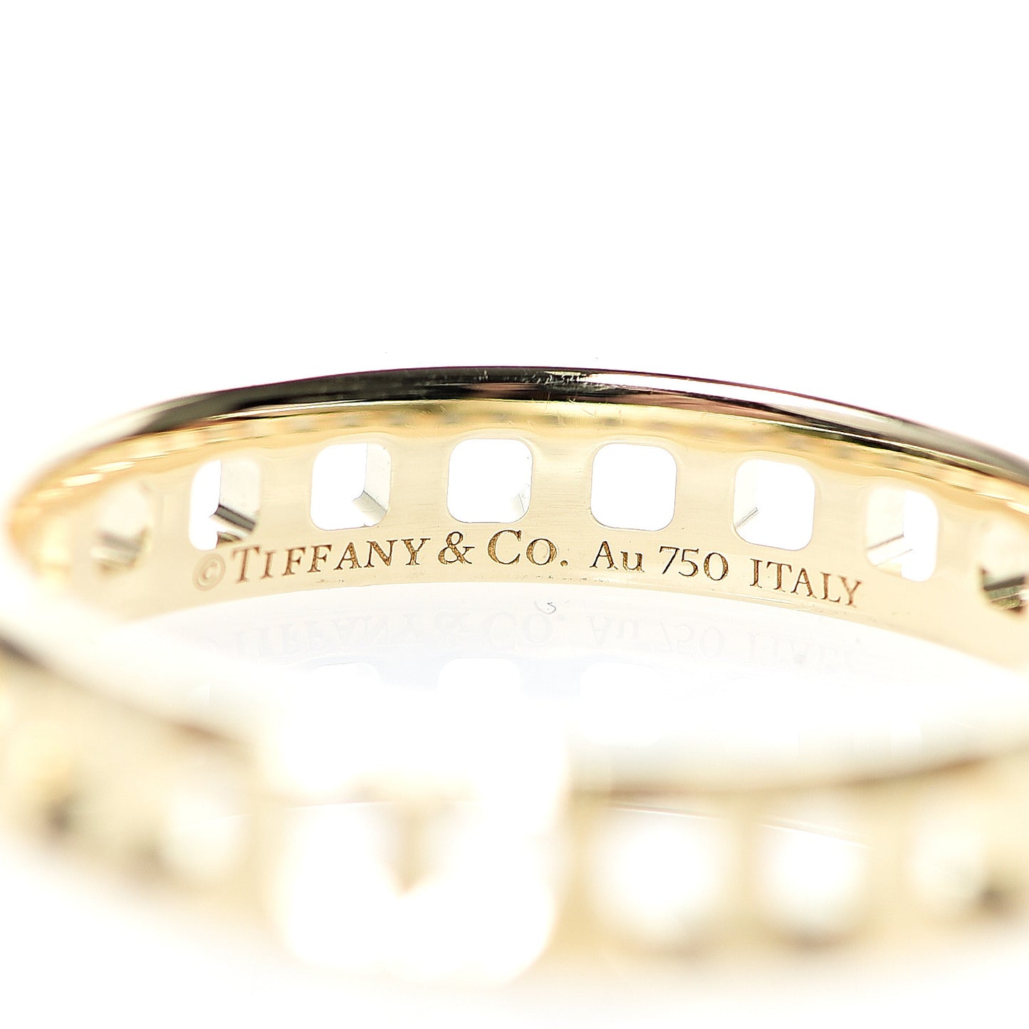18K Yellow Gold T True Narrow Ring 52 6