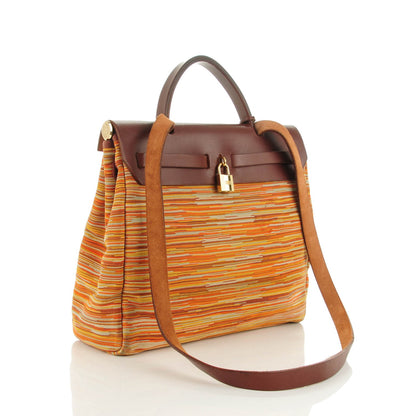 Hermes Vache Hunter Vibrato Herbag PM 3 of 9