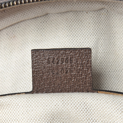 Gucci GG Supreme Monogram Calfskin Web Small Ophidia Day Backpack Beige Ebony New Acero 7 of 9