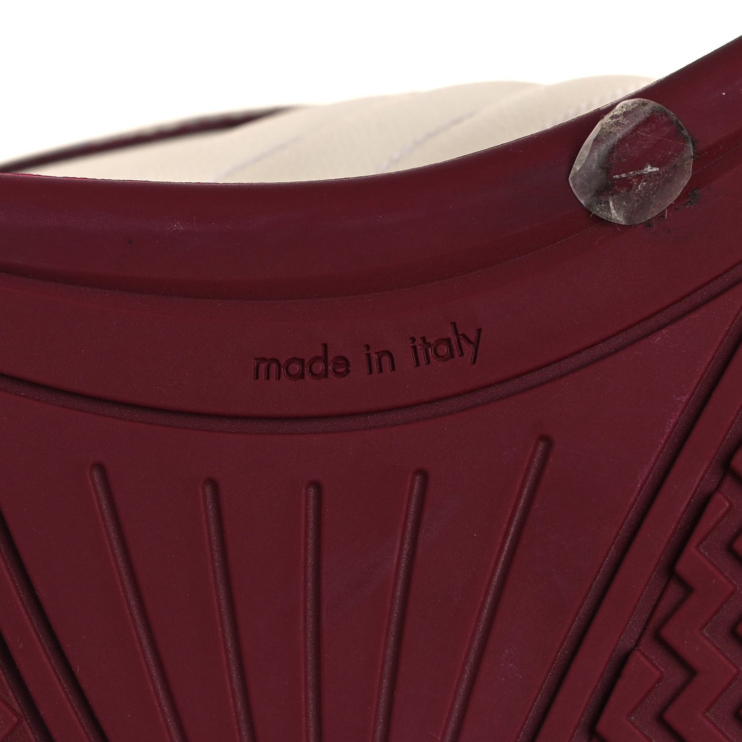 Calfskin Suede Womens Re-Web Sneakers 41 White Red