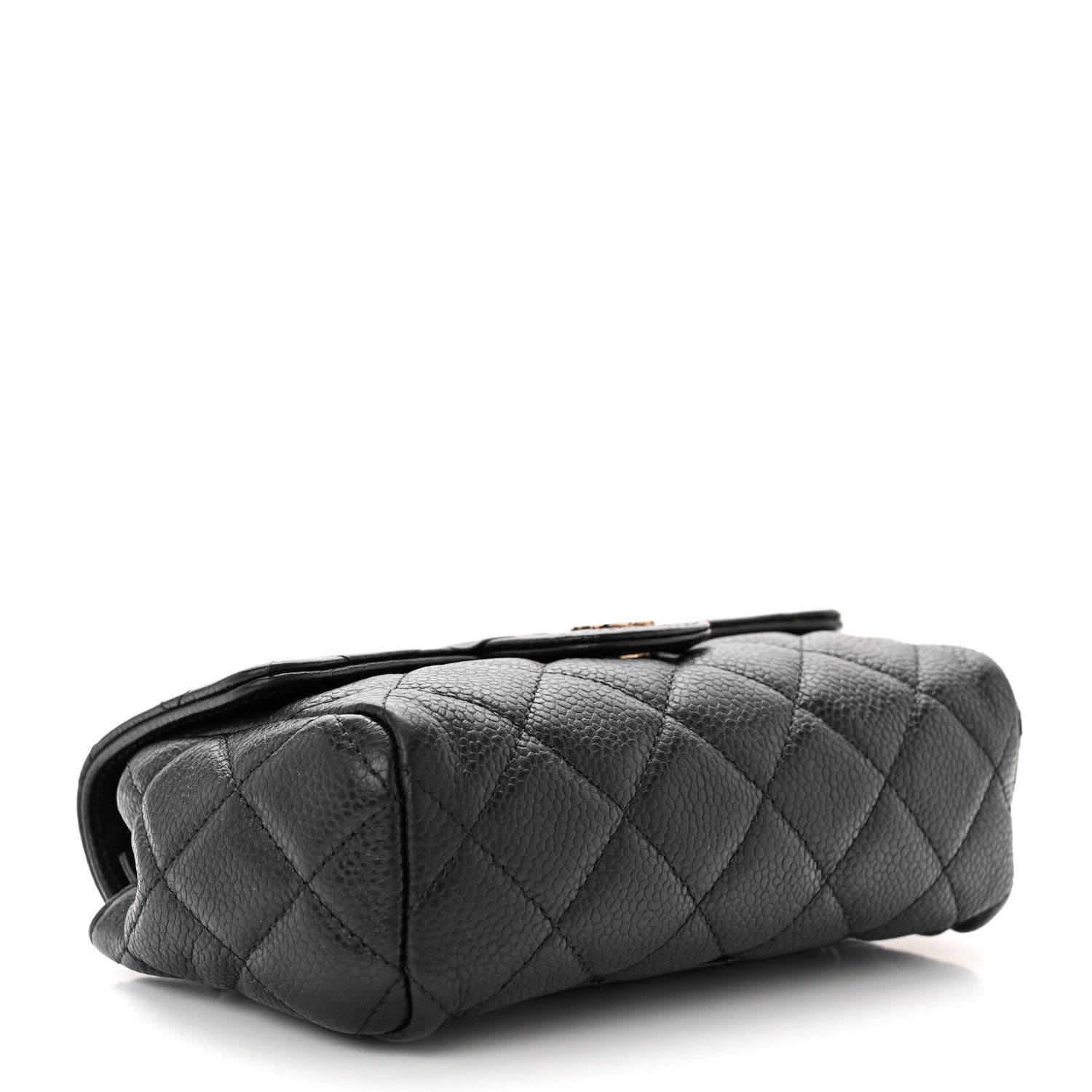 Chanel Caviar Quilted Flap Cosmetic Case Black 3 of 10