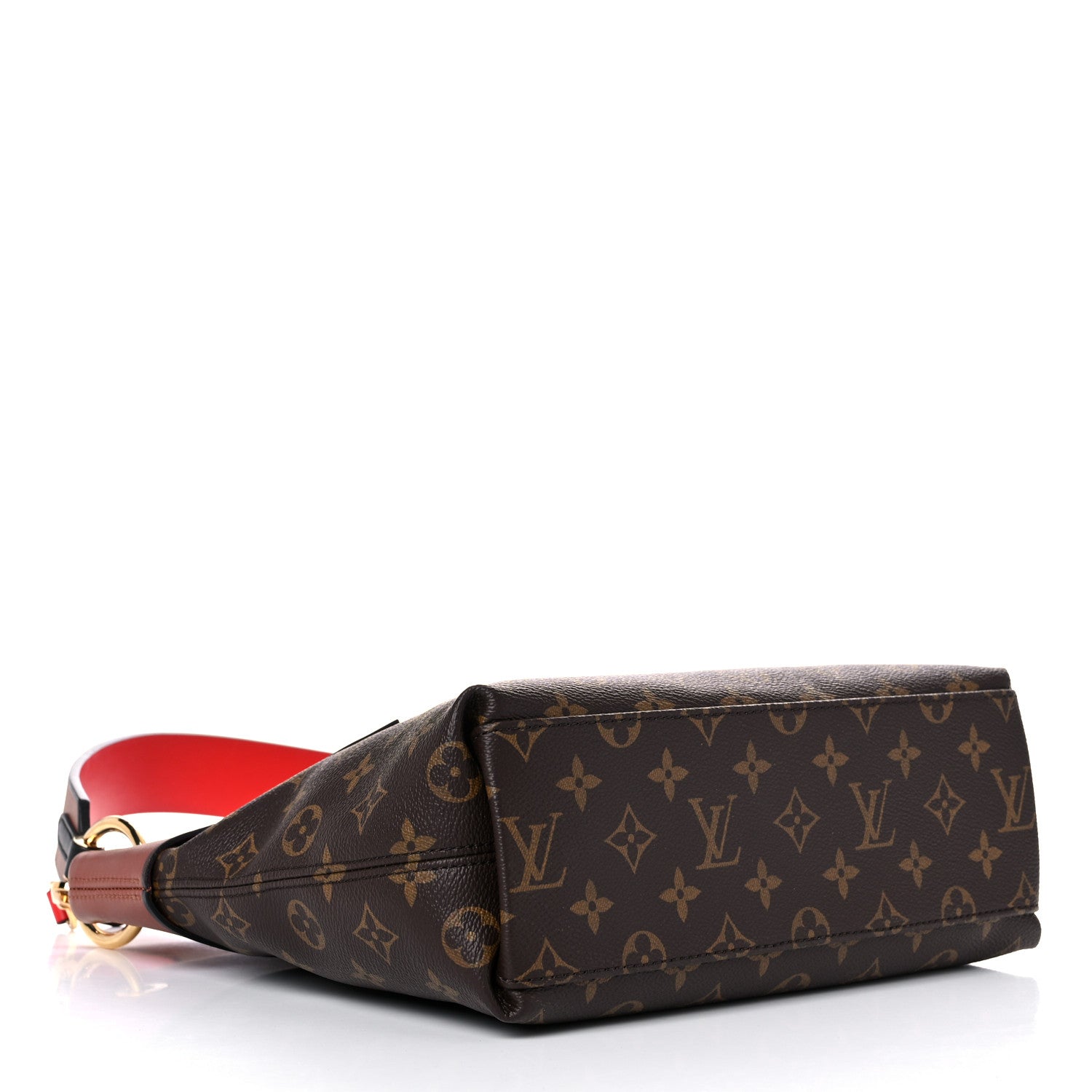 Louis Vuitton Monogram Tuileries Besace Caramel Rouge 4 of 16